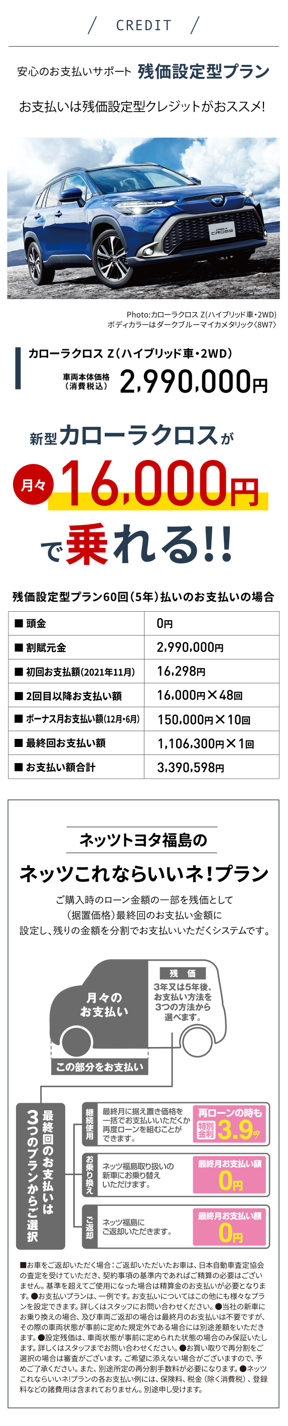 カローラクロス登場！ | ネッツトヨタ福島