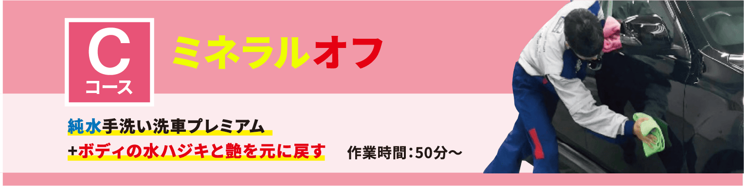 純水手洗い洗車プレミアム