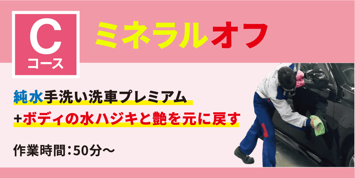純水手洗い洗車プレミアム
