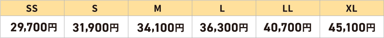 料金表